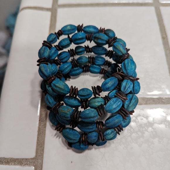 💖HP💖 Handmade Coil Bracelet From Uganda - Picture 2 of 2